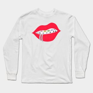 Mouth Long Sleeve T-Shirt